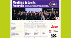 Desktop Screenshot of meetingsevents.com.au